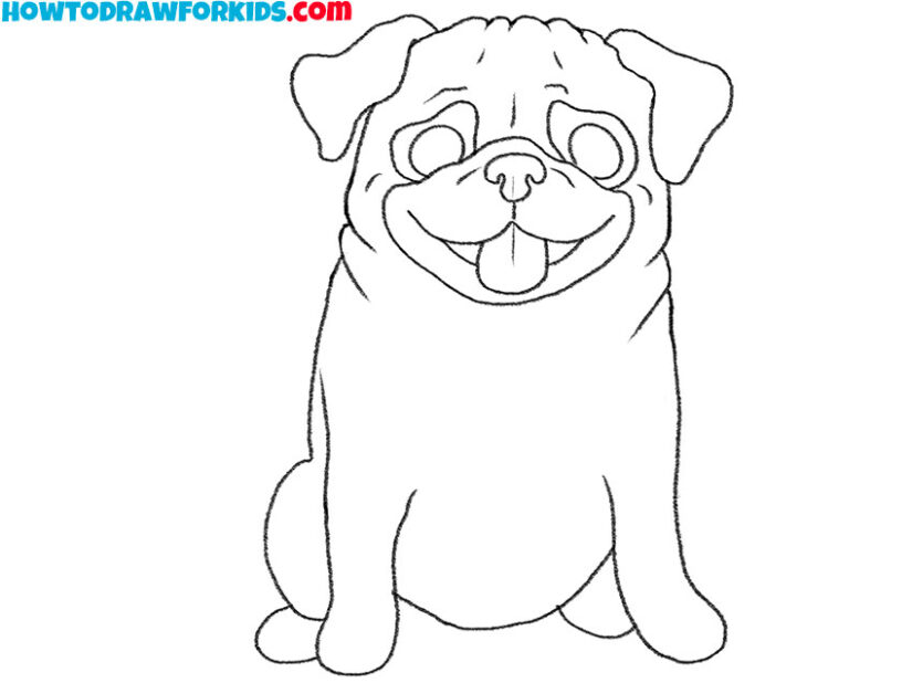 How to Draw a Pug - Easy Drawing Tutorial For Kids