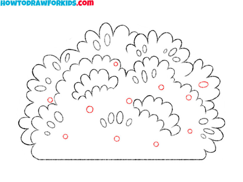 How to Draw a Shrub Easy Drawing Tutorial For Kids
