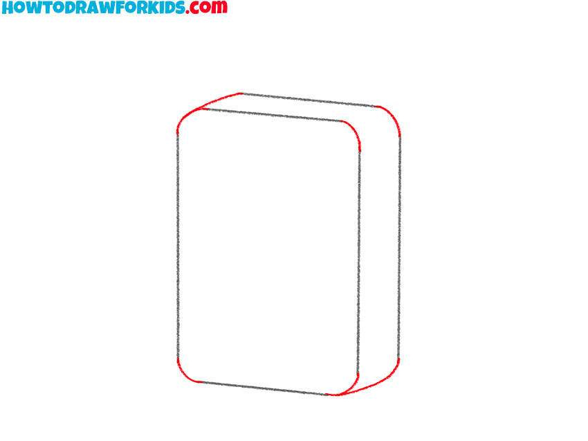 how to draw a suitcase simple