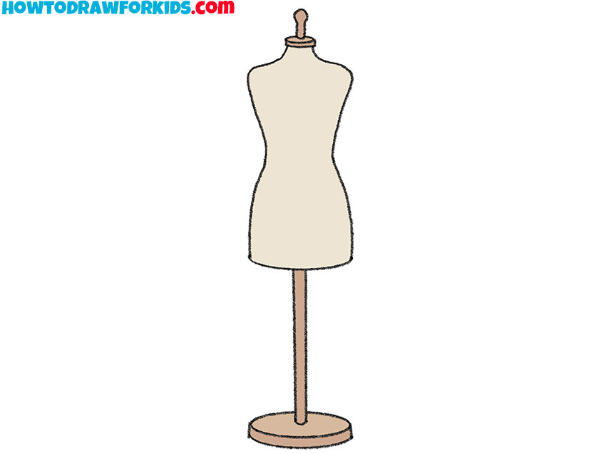 how to draw a mannequin easy