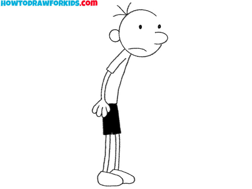 How to Draw Greg Heffley - Easy Drawing Tutorial For Kids