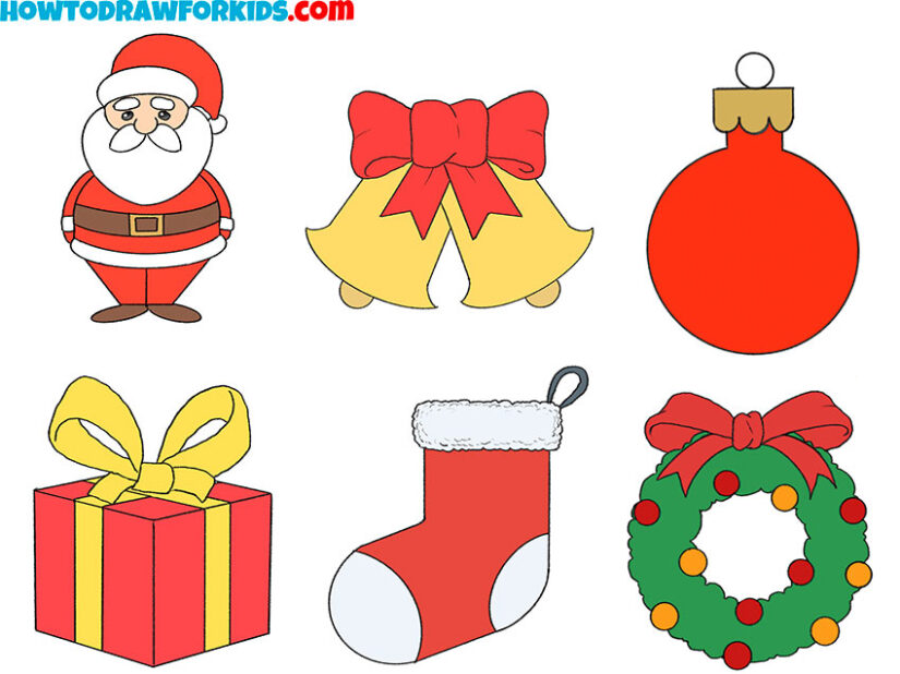 12 Easy Christmas Drawing Ideas for the Holiday-saigonsouth.com.vn