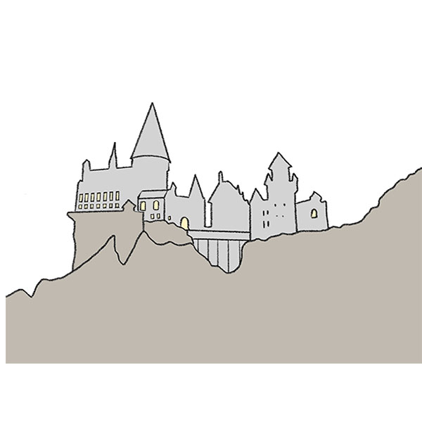 How to Draw Hogwarts