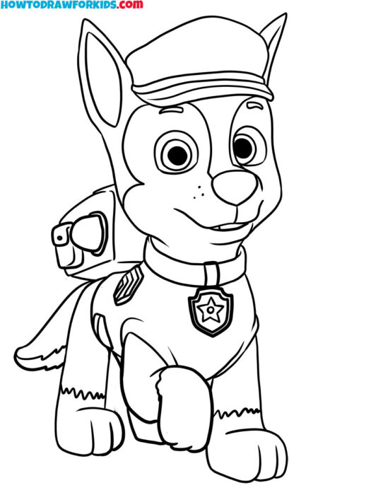 Chase paw patrol colorings