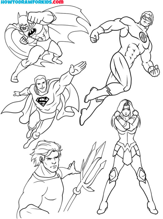 DC Comics Coloring Pages - Free Printables