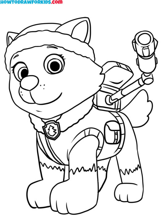 Everest paw patrol printable coloring pages