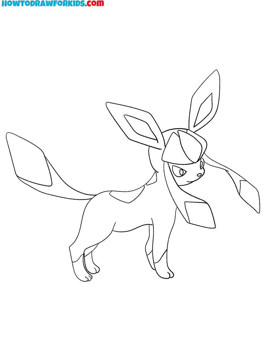 Glaceon pokemon coloring pages