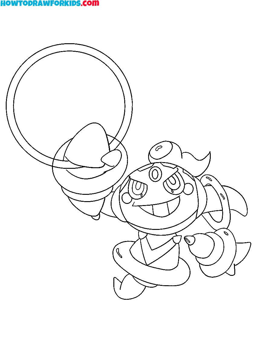 Hoopa pokemon coloring pages