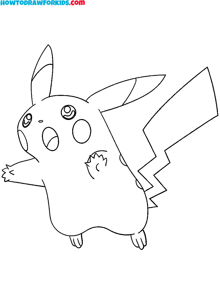Pikachu pokemon coloring pages