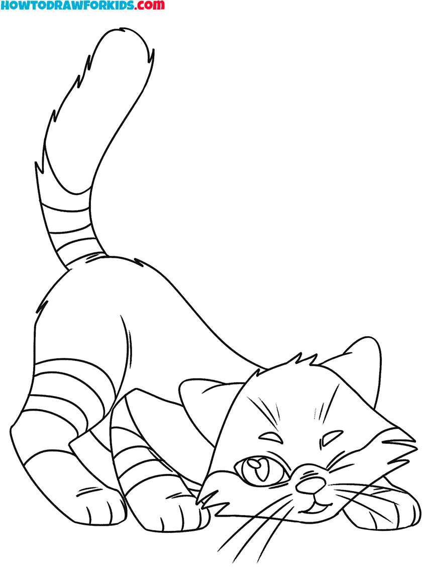 cat coloring pages cute