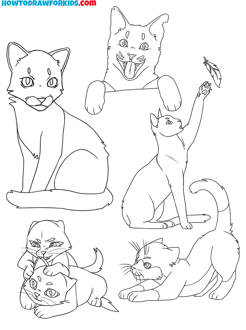 cat coloring pages printable pdf