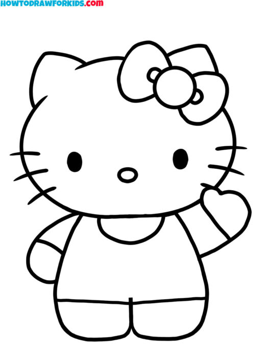 cute hello kitty coloring pages