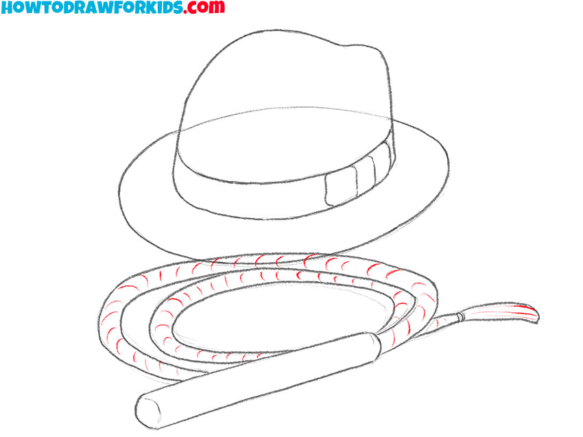 Whip texture drawing.