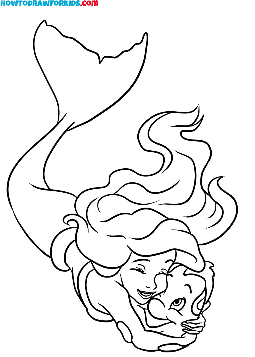 free mermaid coloring pages