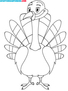 Turkey Coloring Pages - Free Printables