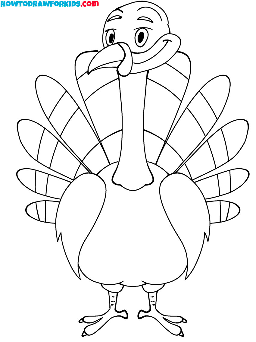 free turkey coloring pages