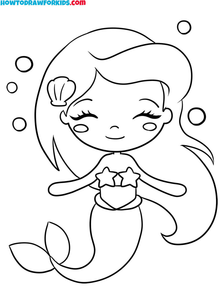 Mermaid Coloring Pages - Free Printables