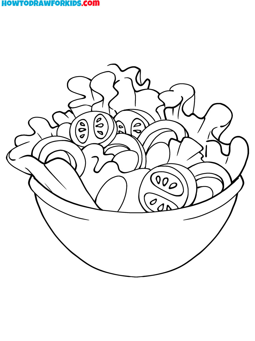 Food Coloring Pages - Free Printables for Kids