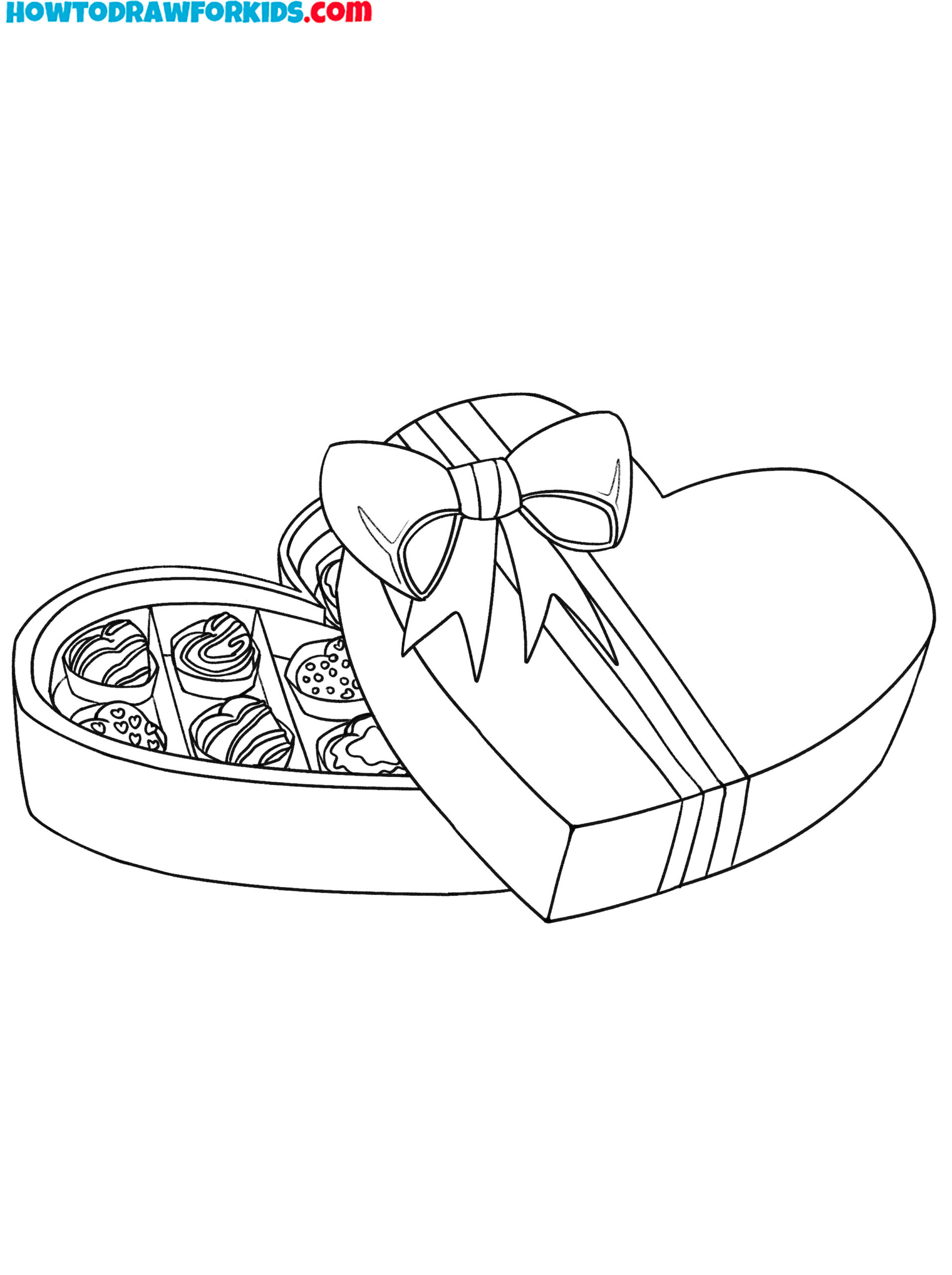 valentine's day candy coloring pages
