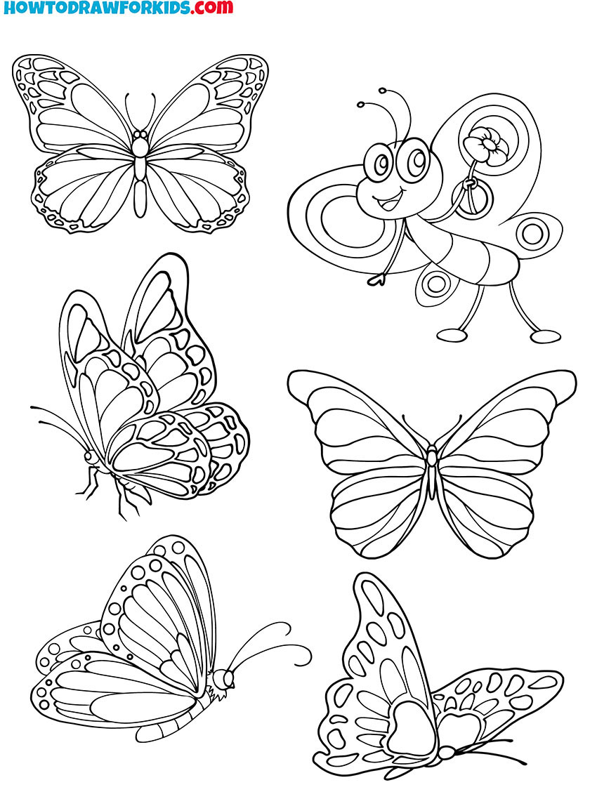 Butterfly Coloring Pages Featured Image