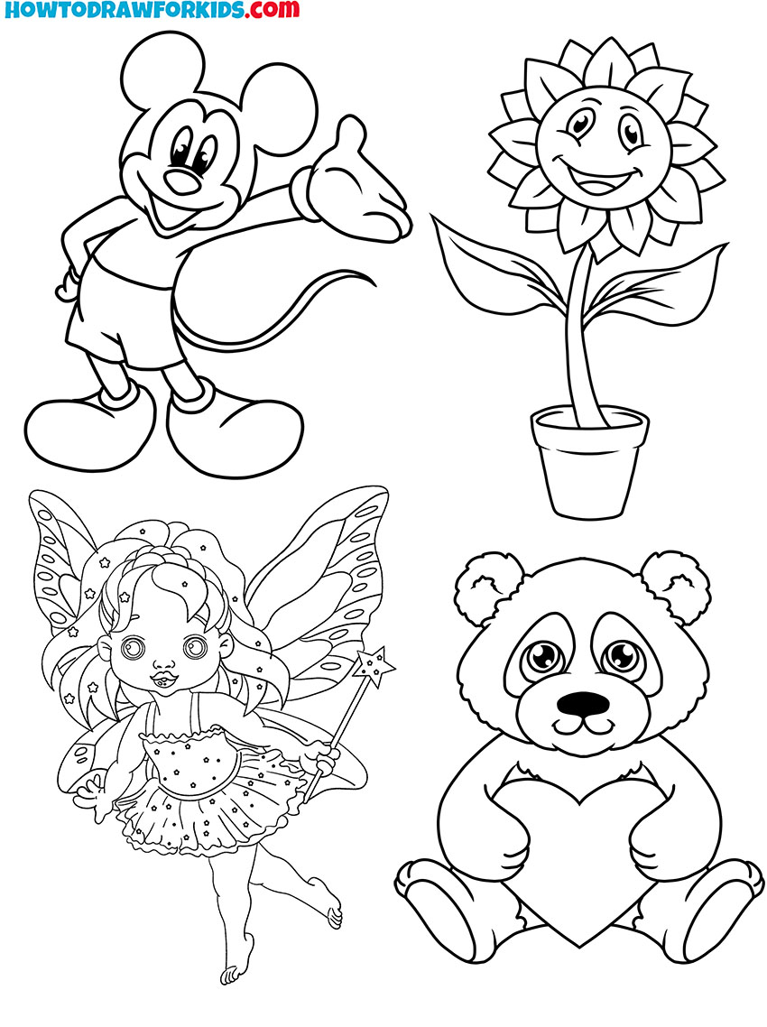 Cute Coloring Pages Featured Image