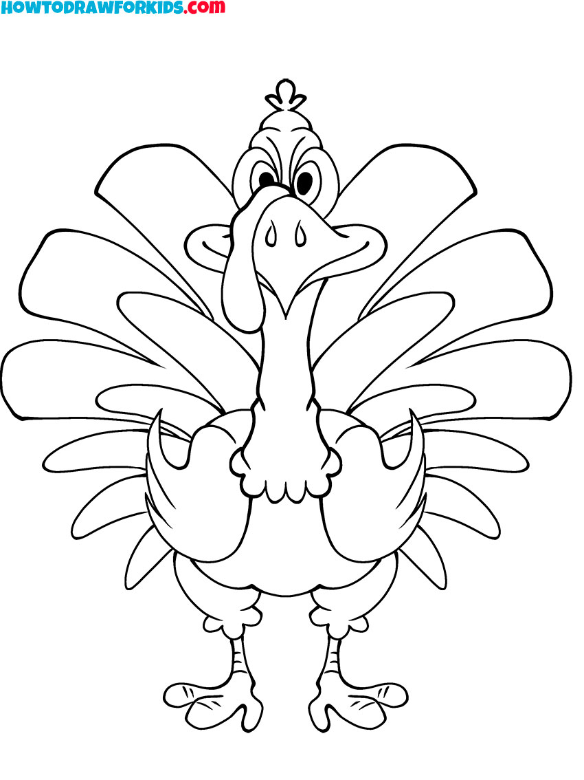 Turkey Coloring Pages - Free Printables