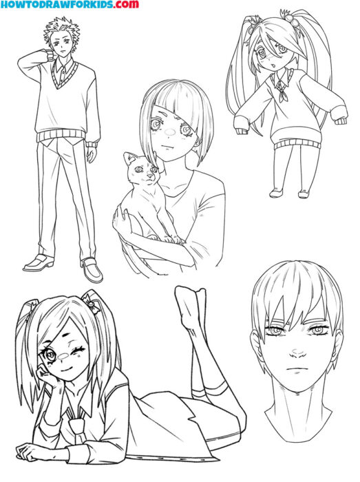 Anime Coloring Pages - Free Printables