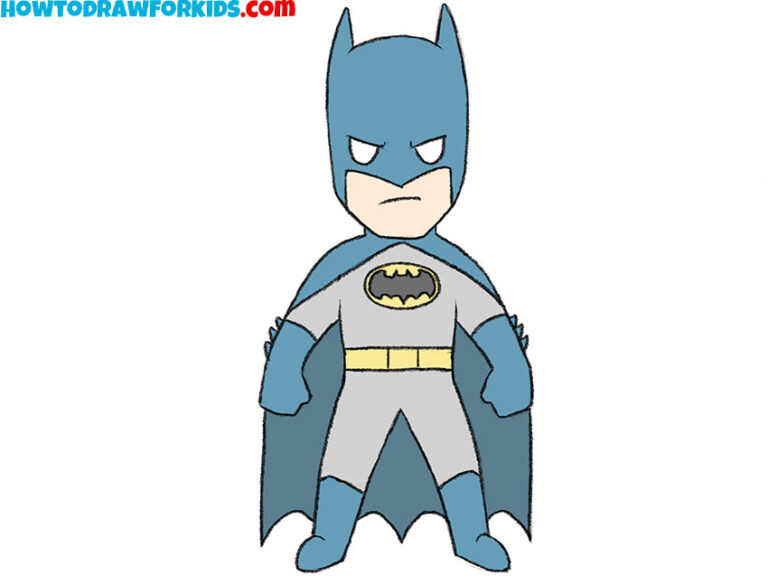 How to Draw Batman - Easy Drawing Tutorial For Kids