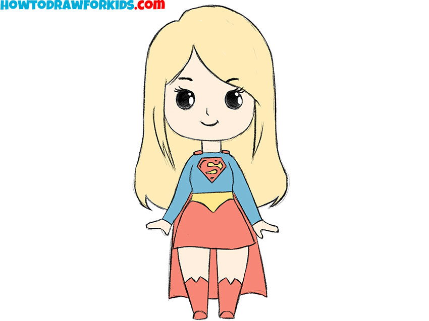 how-to-draw-supergirl