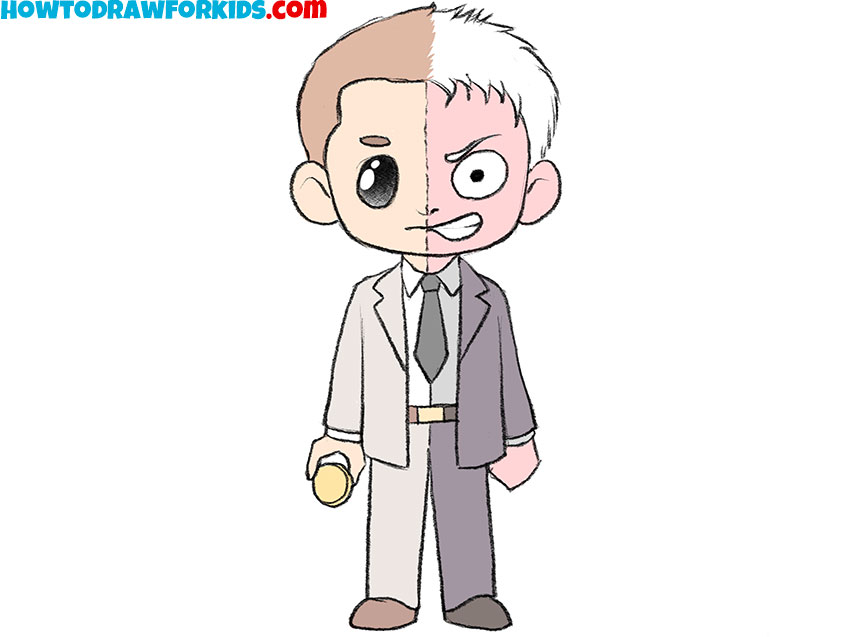 how to draw two face