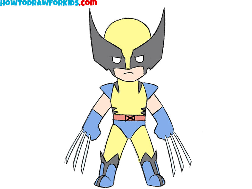 how to draw wolverine