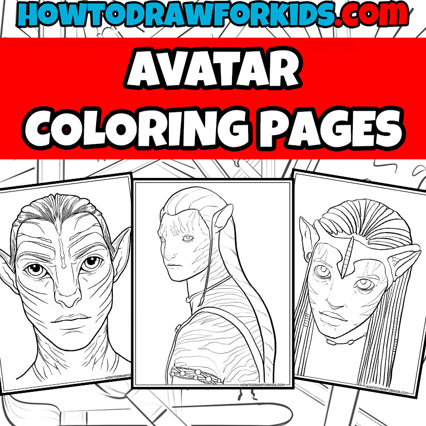 Avatar Coloring pages featured image