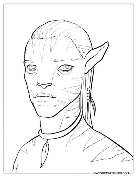 Avatar Movie Character for Coloring