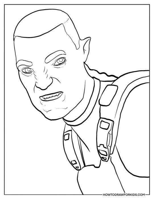 Colonel Miles Quaritch Avatar Coloring Printable