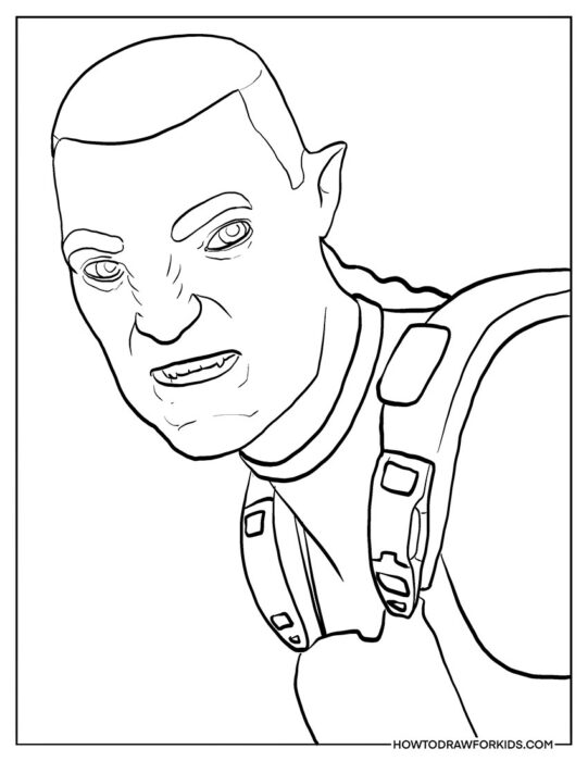 Colonel Miles Quaritch Coloring Sheet