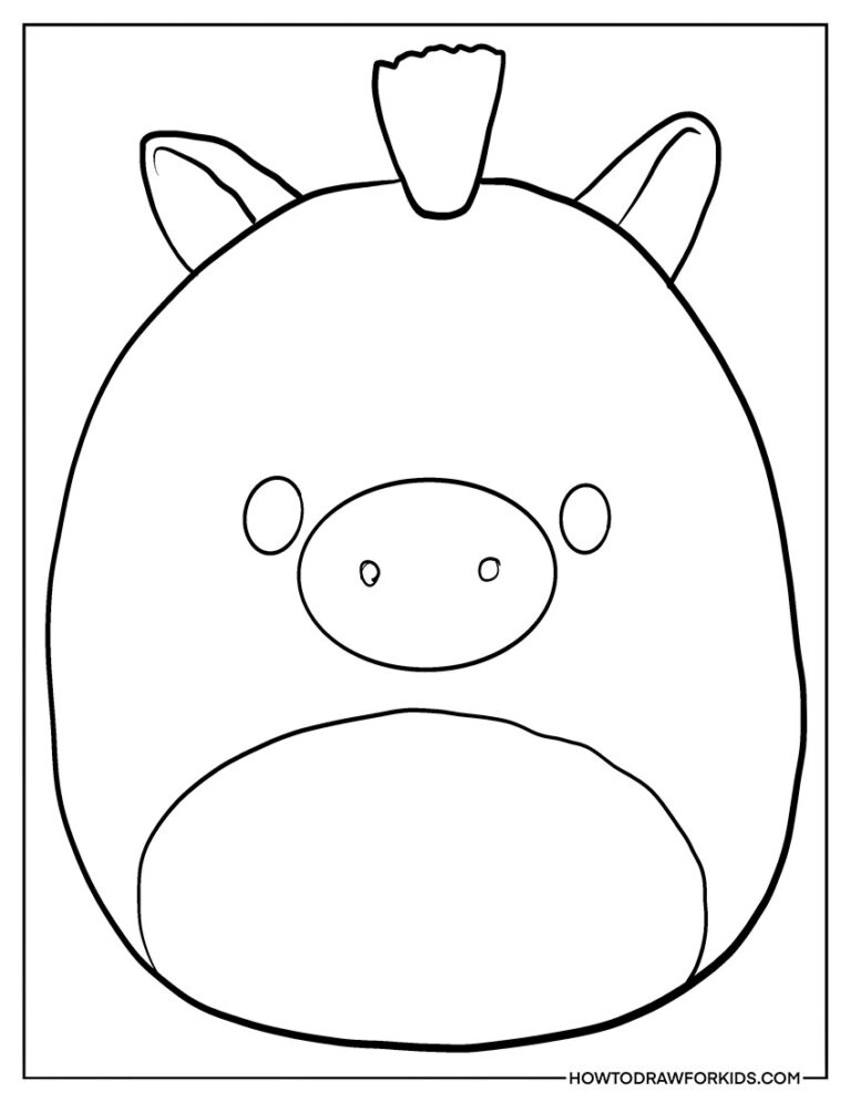 Squishmallow Coloring Pages - Free Printables