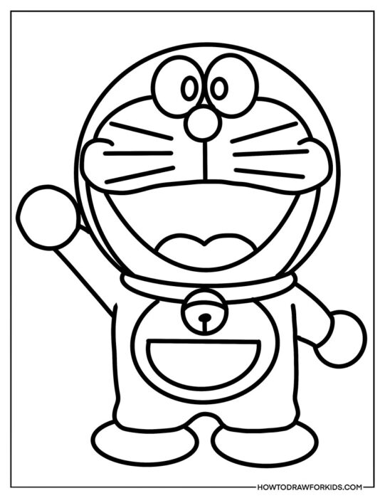 Doraemon Coloring Sheet