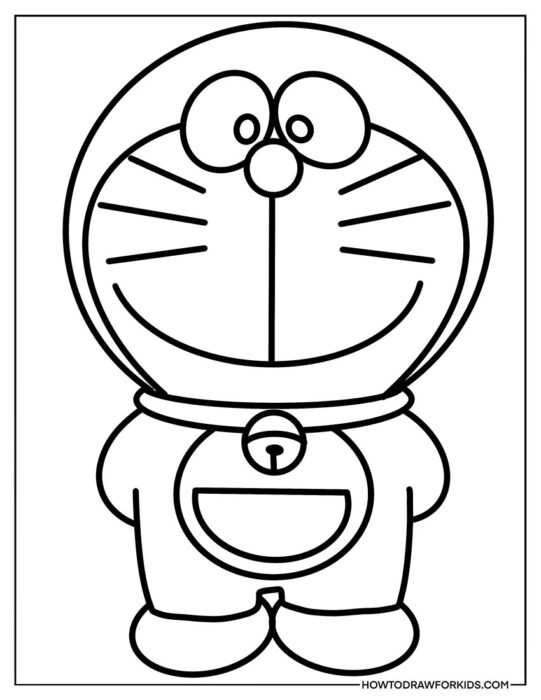 Doraemon Coloring Sheet to Print