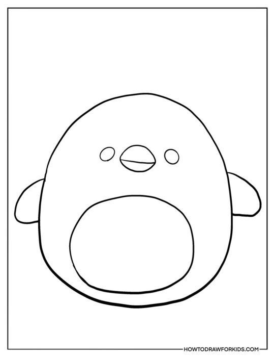 Downloadable Duck Coloring Page Free