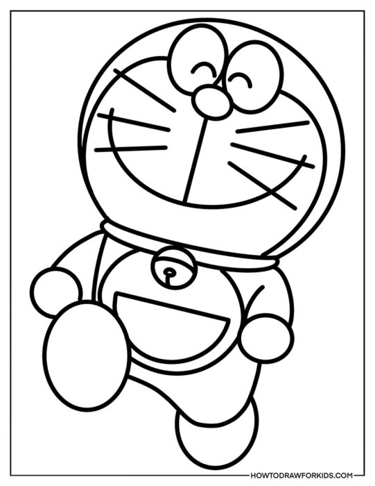 Easy Doraemon Coloring Book