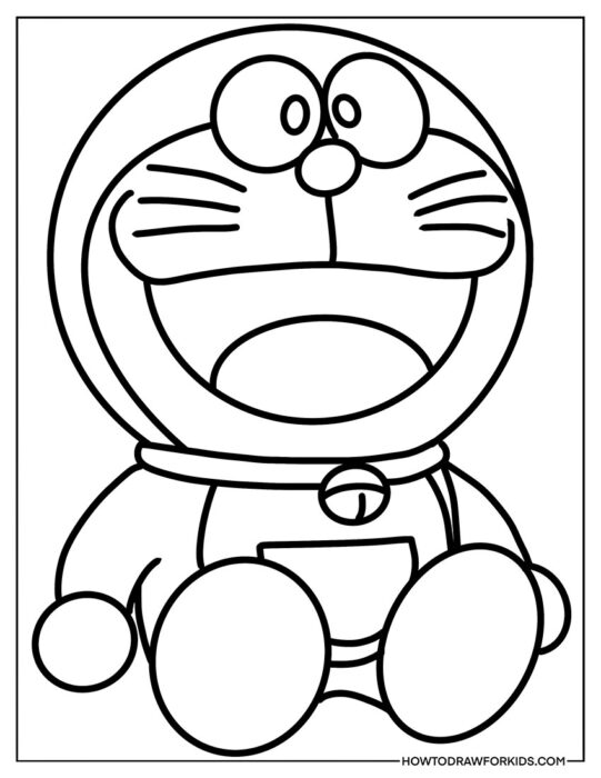 Free Doraemon Coloring Printable