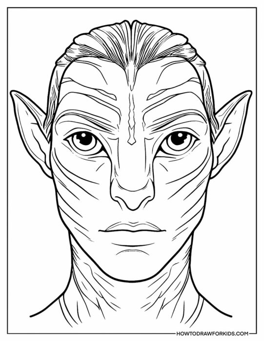 Free Printable Avatar Coloring Page