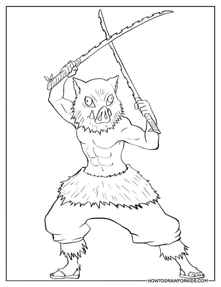 Demon Slayer Coloring Pages - Free Printables