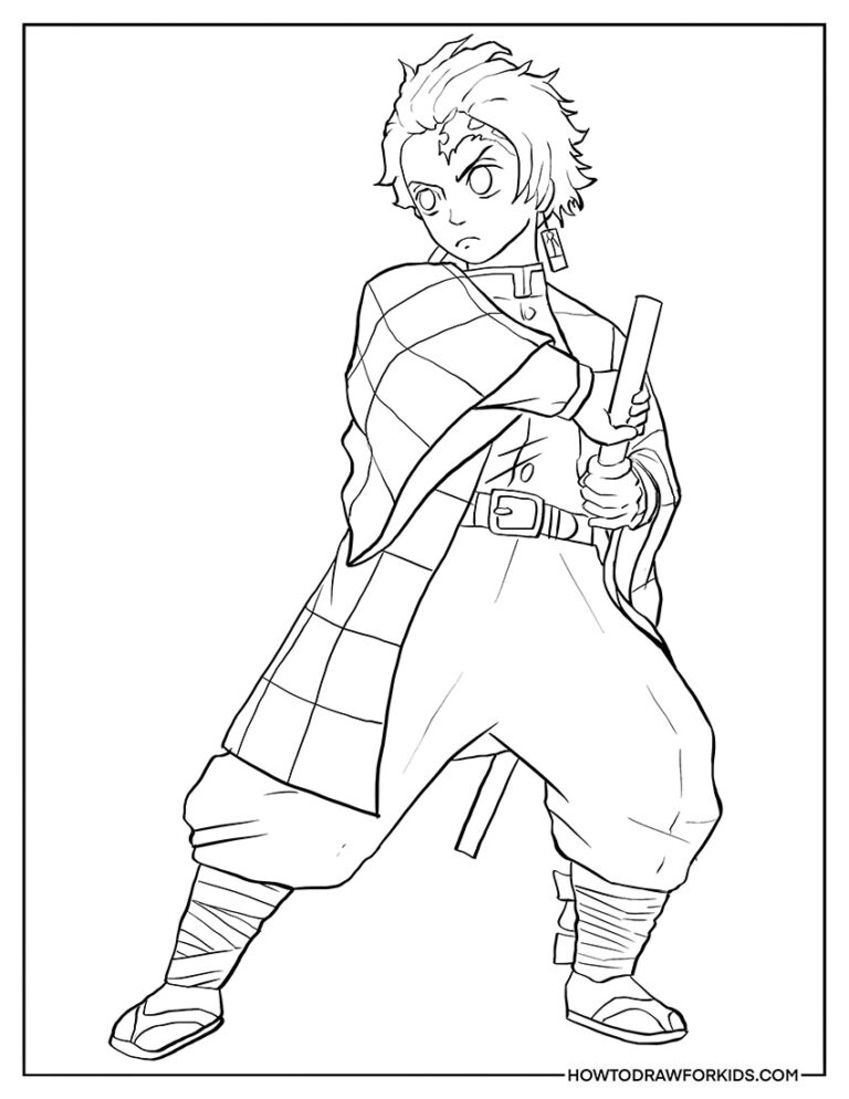 Demon Slayer Coloring Pages - Free Printables