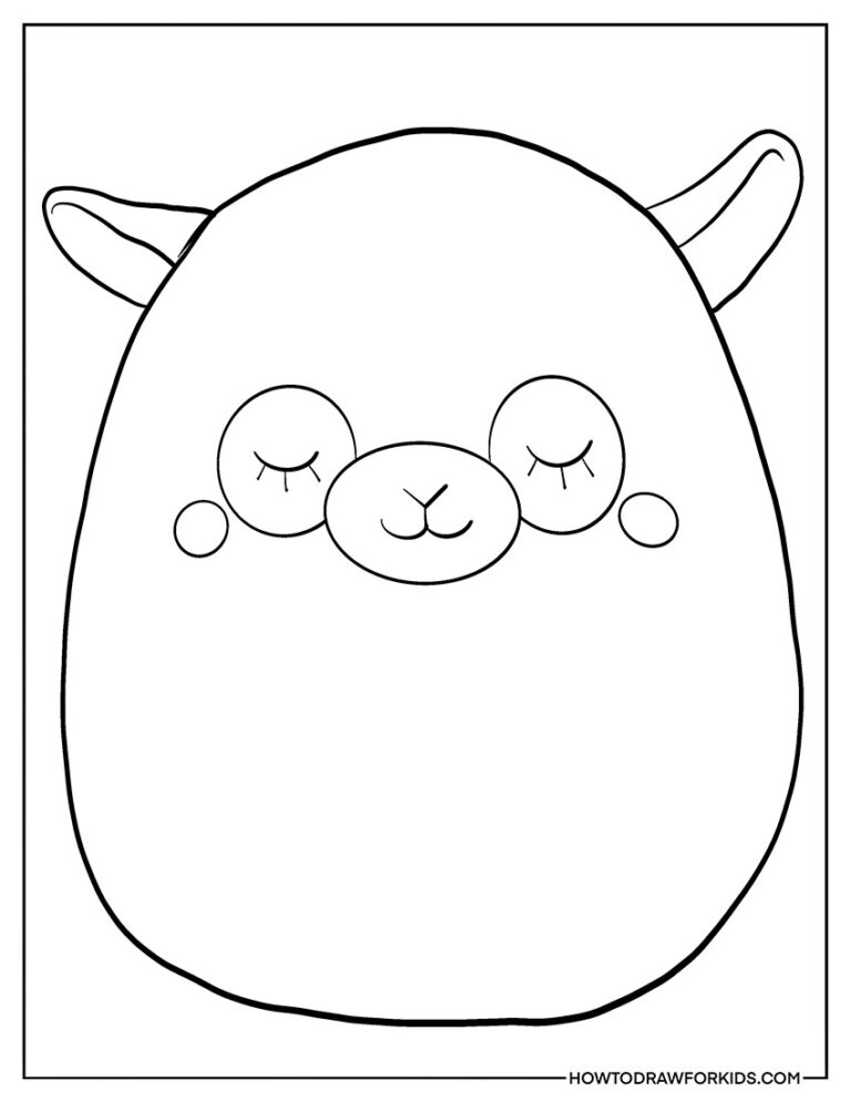 Squishmallow Coloring Pages - Free Printables