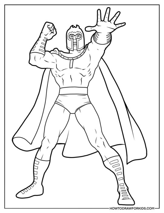 Magneto from X-Men Coloring PDF
