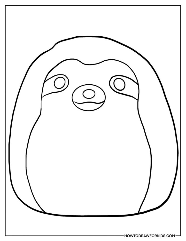Squishmallow Coloring Pages - Free Printables