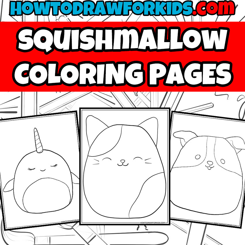 Squishmallow Coloring Pages featured image