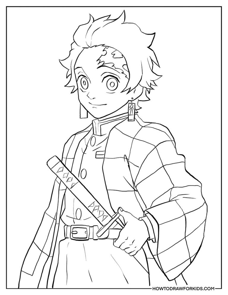 Demon Slayer Coloring Pages - Free Printables