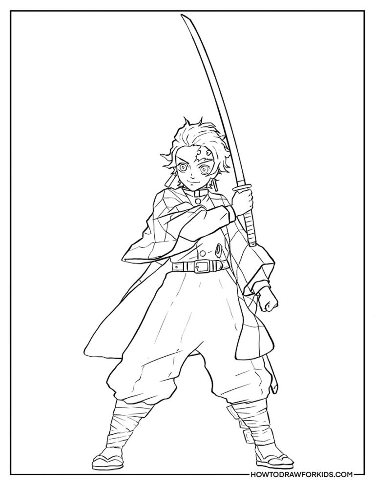 Demon Slayer Coloring Pages - Free Printables